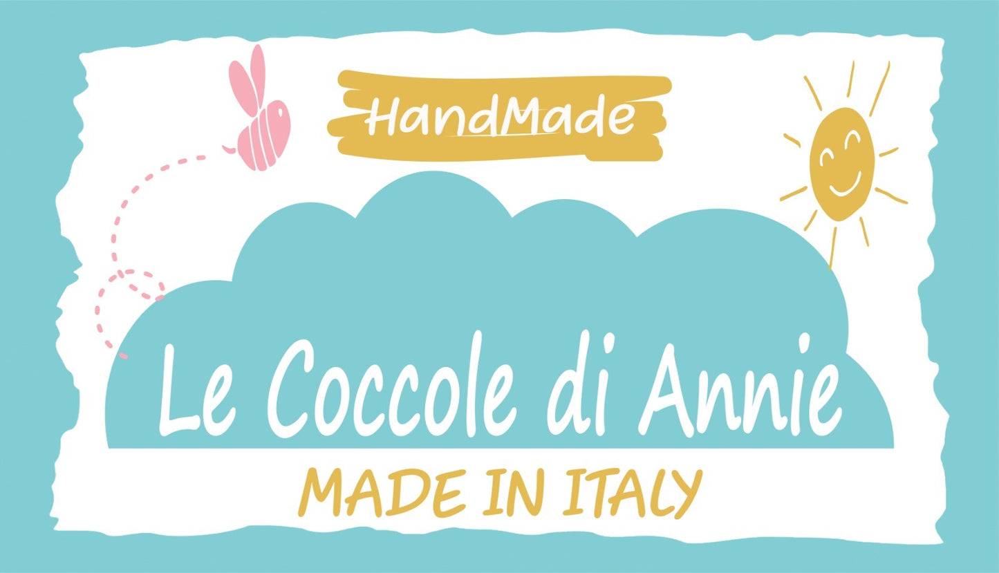 ACCAPPATOIO SARTORIALE BIMBI SPUGNA CON APPLICAZIONI