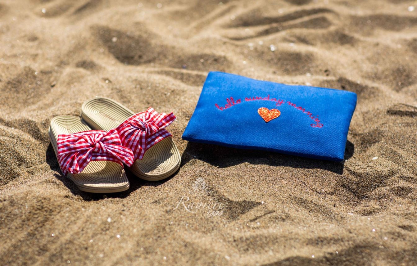 Pochette mare 34x25 cm in cotone personalizzabile. Art TR0628