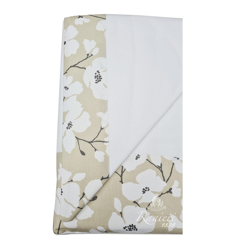 Completo Letto Flanella Dreams - Fiori Pesco Matrimoniale