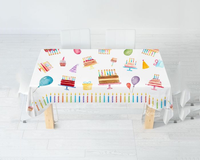 Tovaglia Digitale 3D Birthday I Love Sleeping