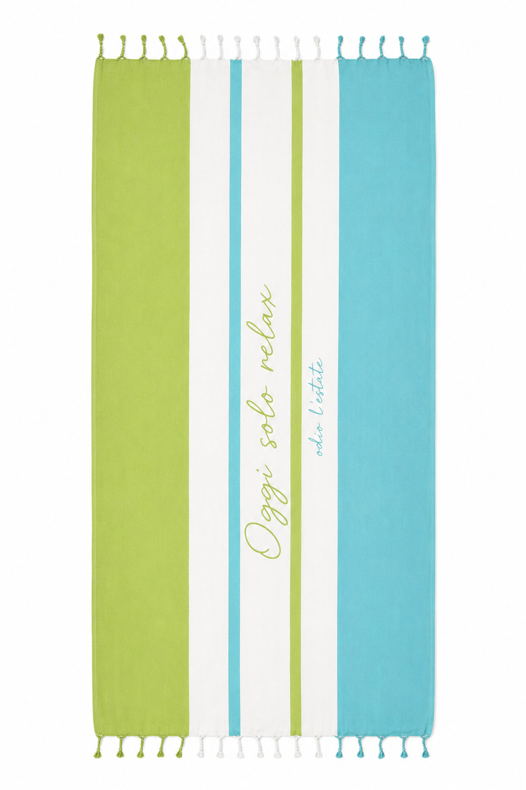 Telo mare "Odio l'Estate" fouta in cotone “Teli Relax” – TR-T01