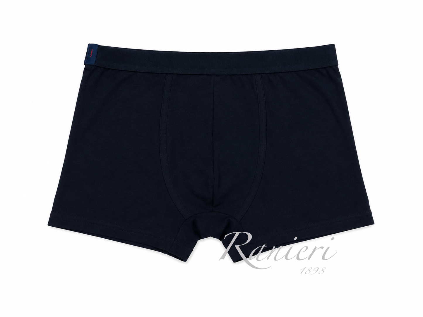 Set 3 Boxer Uomo Blu Dandy Art. 02BU in Cotone Elasticizzato con Elastico Coperto