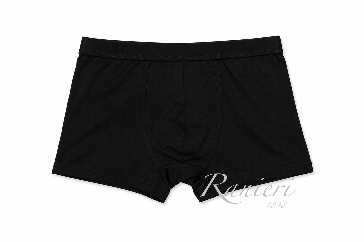 Set 3 Boxer Uomo Neri Dandy Art. 02BU in Cotone Elasticizzato con Elastico Coperto