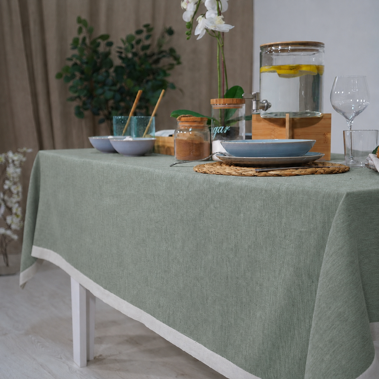 Tovaglia da Tavola 170x290 cm Misto Lino Art. Lilly Manifattura Tessile Prete – 12 Posti – Vari Colori