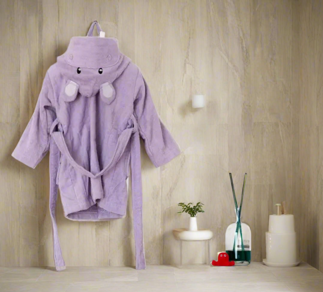 Accappatoio Junior Baby Hippo Riviera Animals