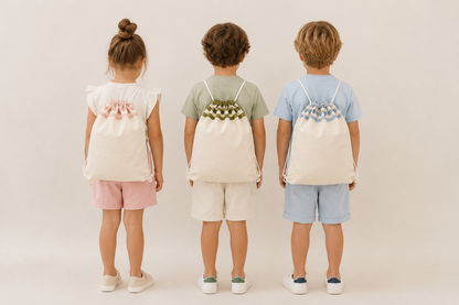 Sacca Sartoriale Bambino Personalizzabile con Nome – Tessuti d’Amore