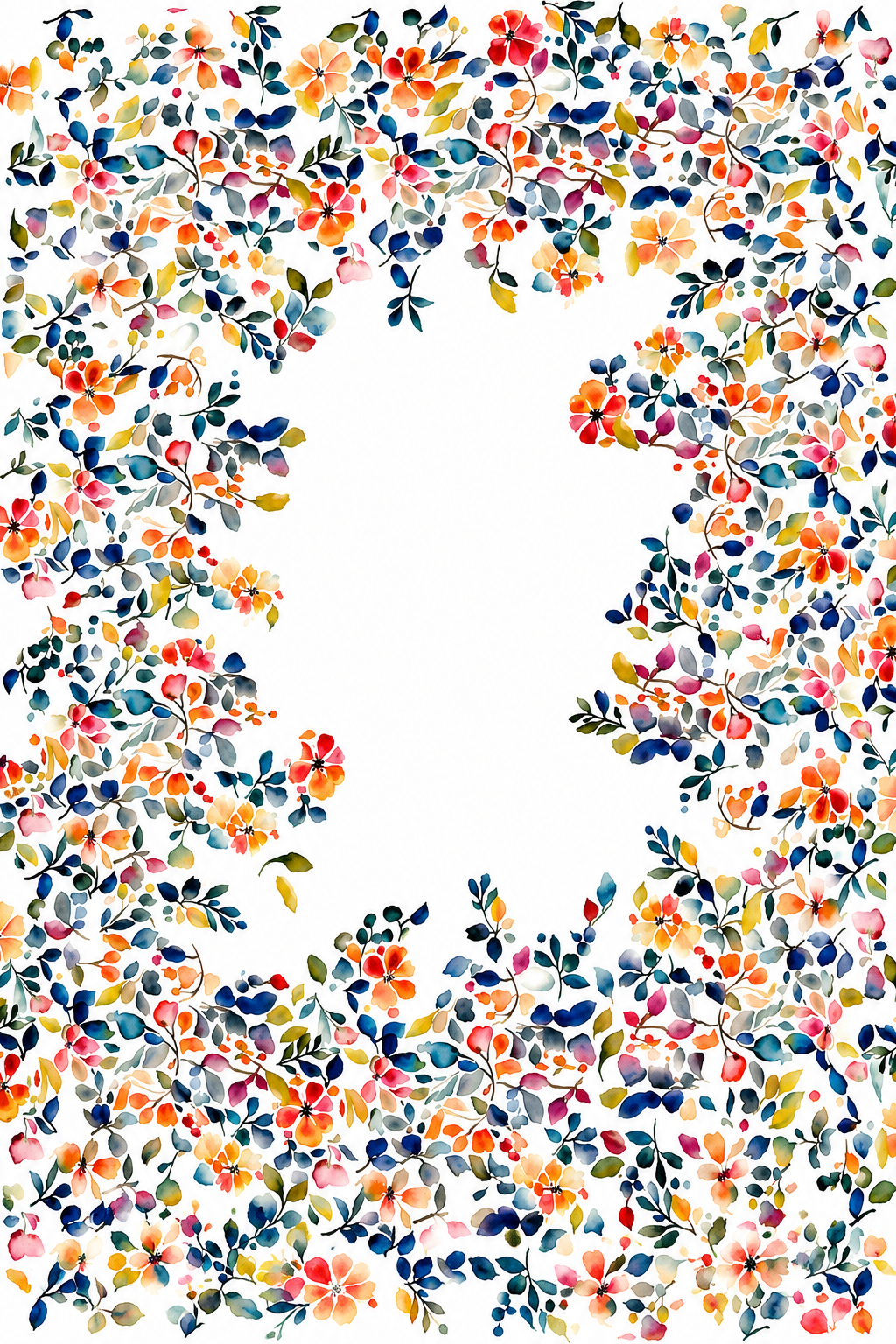 Tovaglia da Tavola Arconate Watercolor TA-PP-04 100% Cotone – Stampa Digitale 140x180 cm 6 Posti