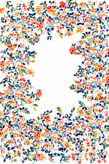 Tovaglia da Tavola Arconate Watercolor TA-PP-04 100% Cotone – Stampa Digitale 140x180 cm 6 Posti