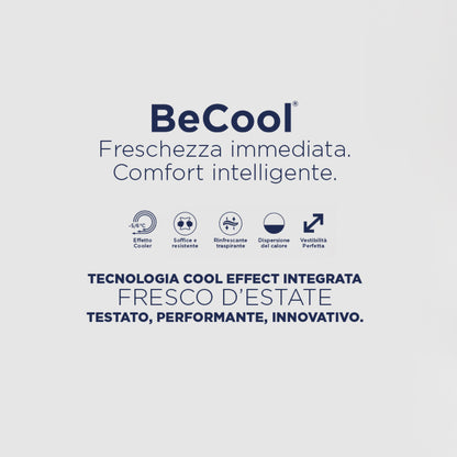 Lenzuolo 2 posti Sotto Con Angoli Rinfrescante BeCool®