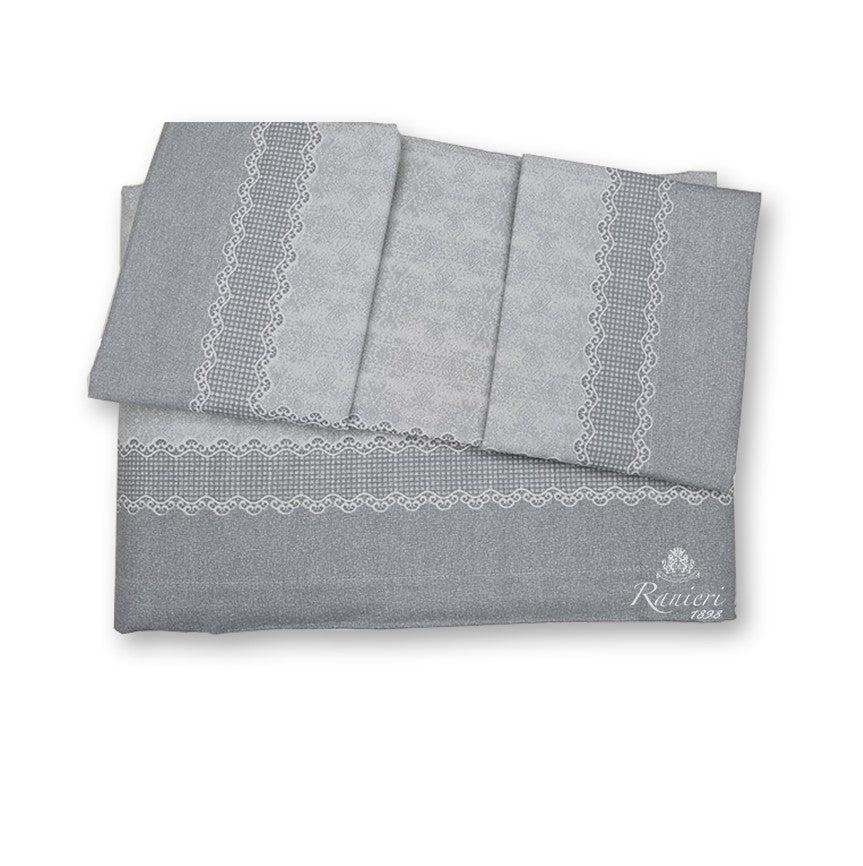 Coppia Lenzuola Flanella Burgassi - Parigi