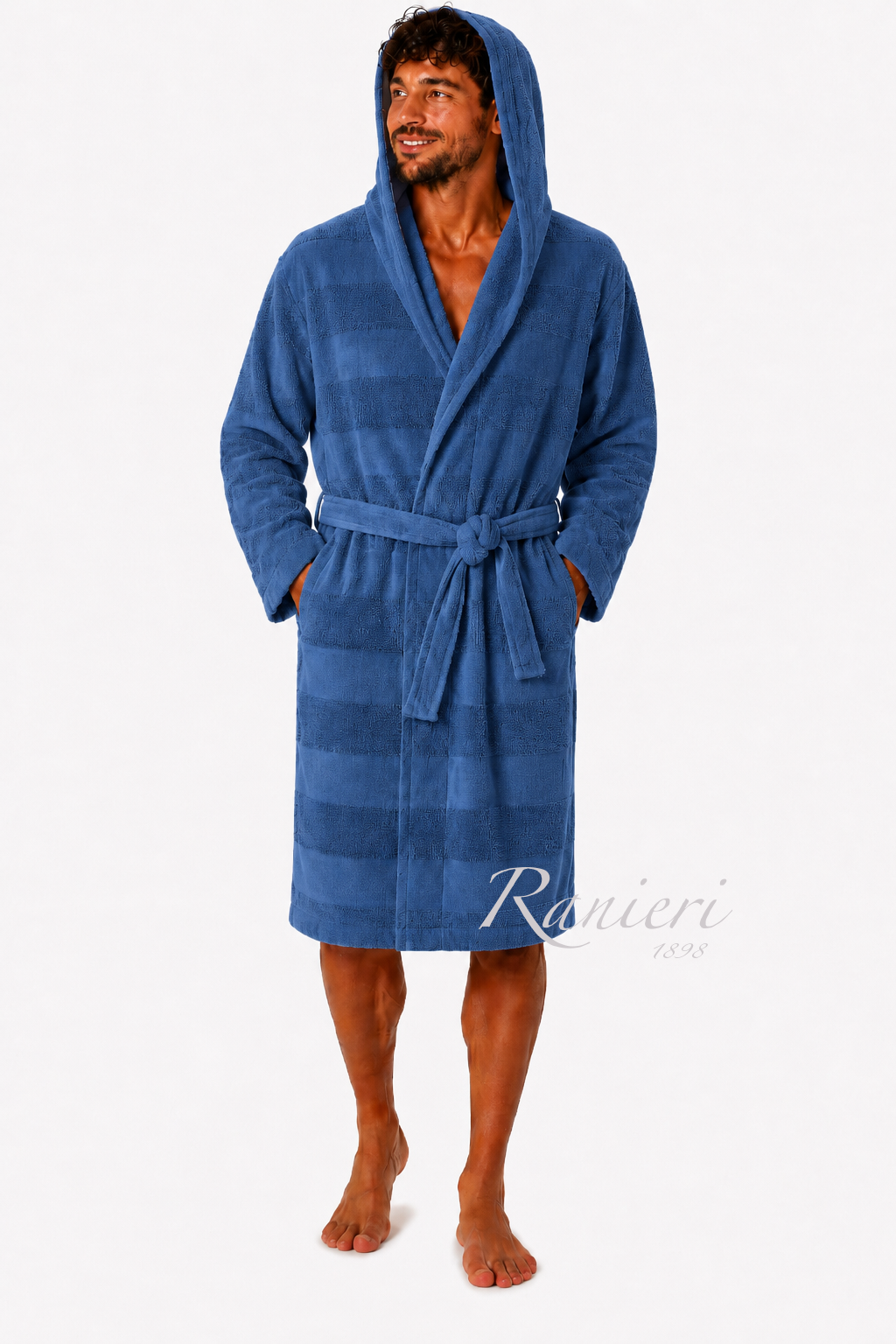 Accappatoio Aria CottonJoy in Microspugna 100% Cotone con Cappuccio – Leggero e Personalizzabile