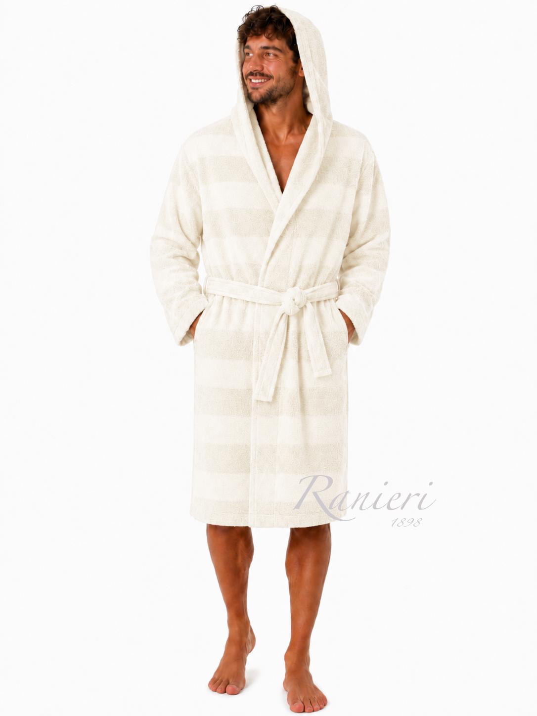 Accappatoio Aria CottonJoy in Microspugna 100% Cotone con Cappuccio – Leggero e Personalizzabile
