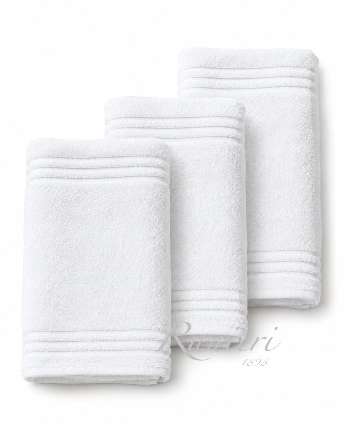 Set 3 Asciugamani Ospite in Spugna 100% Cotone 440 gr – 40x60 cm