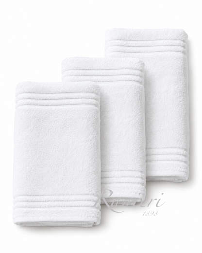 Set 3 Asciugamani Ospite in Spugna 100% Cotone 440 gr – 40x60 cm
