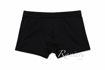 Set 3 Boxer Uomo Neri Dandy Art. 02BU in Cotone Elasticizzato con Elastico Coperto