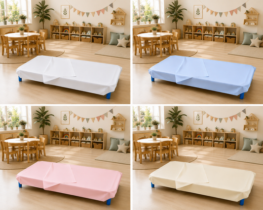 Lenzuolo per Brandina Asilo con Elastici – 100% Cotone – 65×140 cm – Personalizzabile