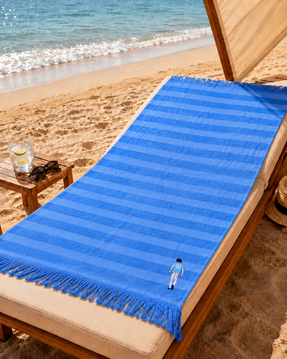 Telo Mare Cotton Joy Aria 100x180 cm – Art. DIOS10 con Ricamo Maradona Personalizzabile