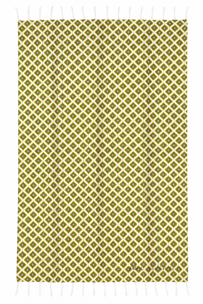 Telo mare fouta "Odio l'Estate" con fantasia geometrica – Latin Holidays – LH-T01