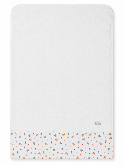 Telo Mare / Telo Bagno Bambino Tessuti d’Amore cm con Fascia Fantasia Mare Personalizzabile – 115x80 cm