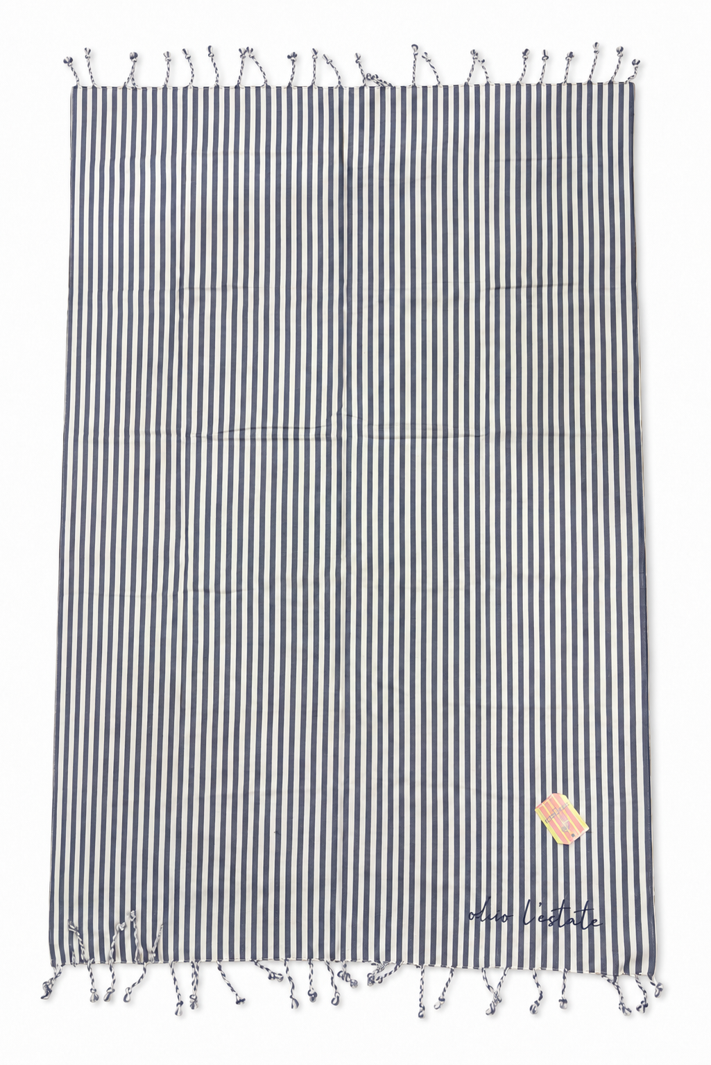 Telo mare fouta “Odio l’Estate” con righe – Sotto Voce SV-T01