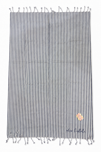 Telo mare fouta “Odio l’Estate” con righe – Sotto Voce SV-T01