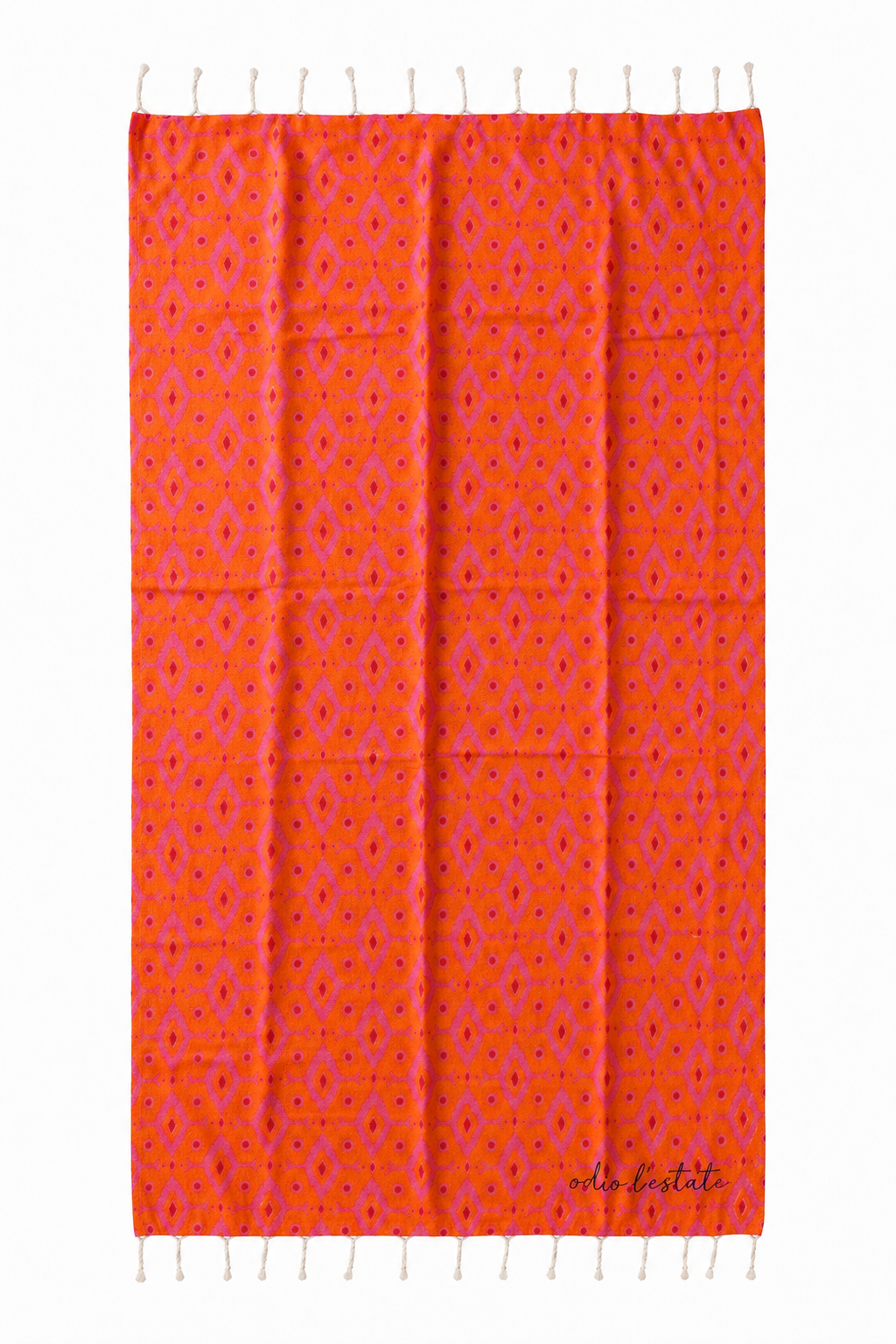Telo mare fouta "Odio l'Estate" con fantasia geometrica – Latin Holidays – LH-T01
