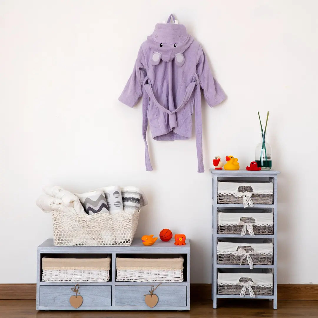 Accappatoio Junior Baby Hippo Riviera Animals
