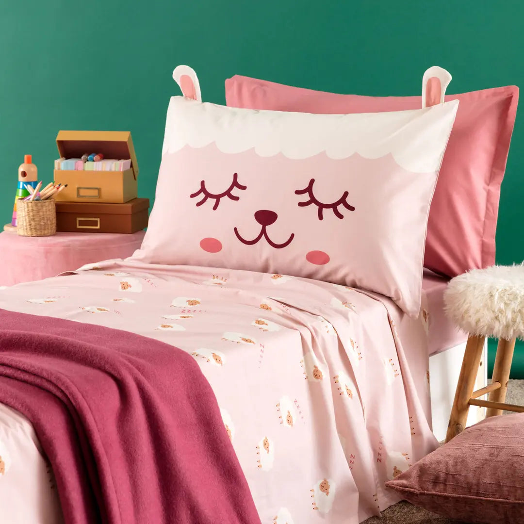 Completo Lenzuolo Copriletto Percalle Nina