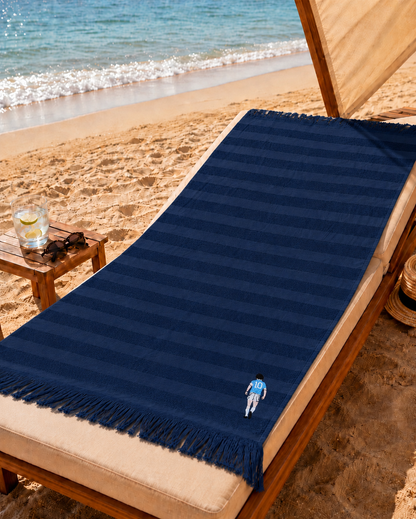 Telo Mare Cotton Joy Aria 100x180 cm – Art. DIOS10 con Ricamo Maradona Personalizzabile