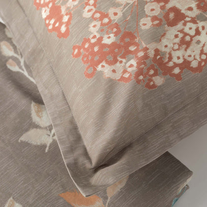 Completo Lenzuolo Copriletto 2 posti In Percalle IKEBANA RIVIERA