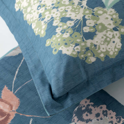 Completo Lenzuolo Copriletto 2 posti In Percalle IKEBANA RIVIERA