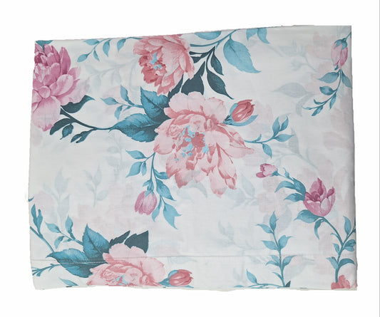 Coppie lenzuola 2 posti Cotone Art Peonia Lola Rebecca Home