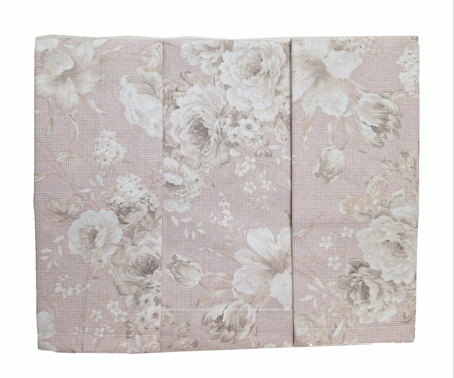 Coppie lenzuola 2 posti Cotone Art Rosa Rebecca Home