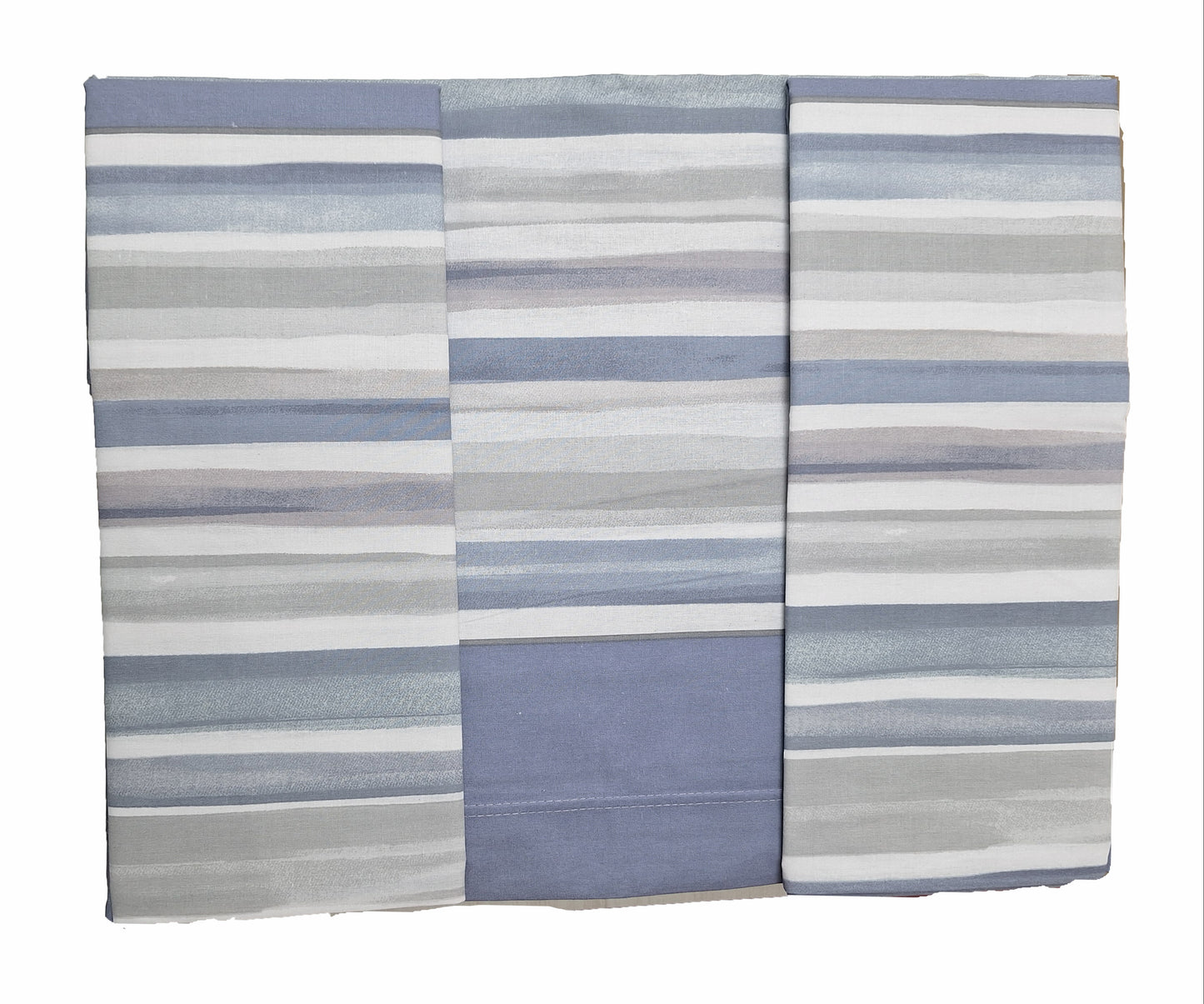 Coppie lenzuola 2 posti Cotone Art Righe Lola Rebecca Home