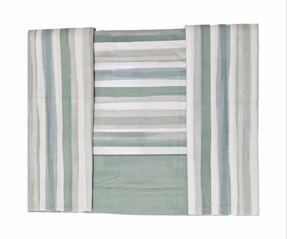 Coppie lenzuola 2 posti Cotone Art Righe Lola Rebecca Home