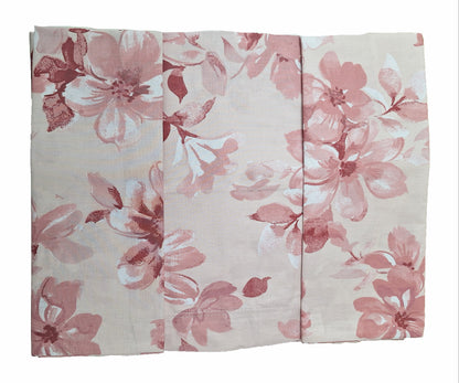 Coppie lenzuola 2 posti Cotone Art Bouquet Lola Rebecca Home