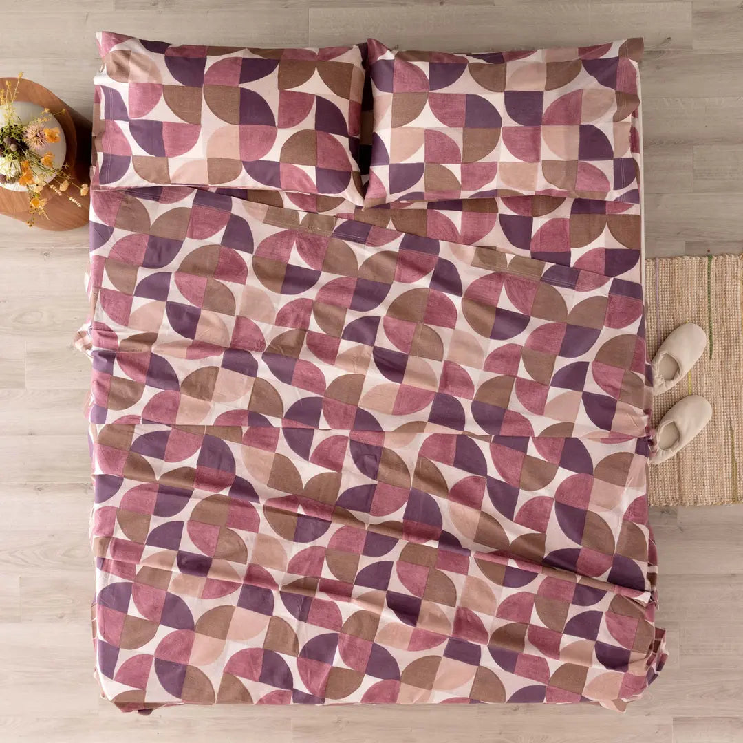 Lenzuola 1 Posto, 1 posto e Mezzo cotone CASSIO RIVIERA