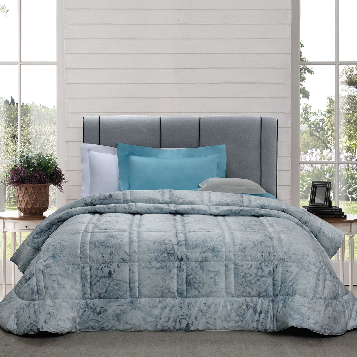 Trapunta 2 posti 200gr velluto DEA art Parigi