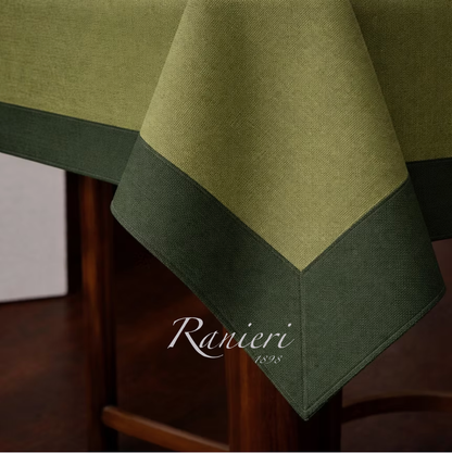 Tovaglia da Tavola in Panama con Balze Applicate – Art. Jackie – Rebecca Home