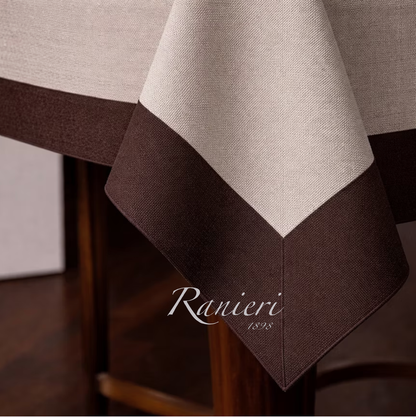 Tovaglia da Tavola in Panama con Balze Applicate – Art. Jackie – Rebecca Home