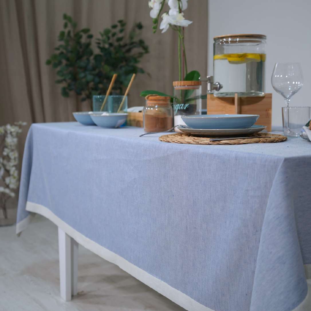 Tovaglia da Tavola 170x290 cm Misto Lino Art. Lilly Manifattura Tessile Prete – 12 Posti  – Vari Colori