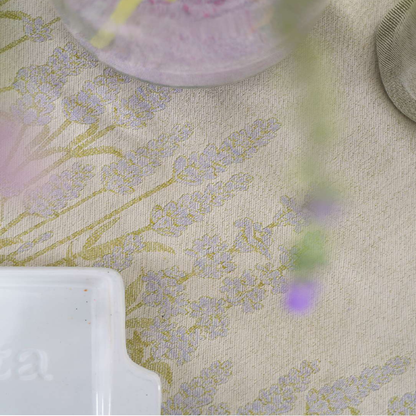 Tovaglia da Tavola 170x290 cm Misto Lino Art. Lavanda Manifattura Tessile Prete – 12 Posti