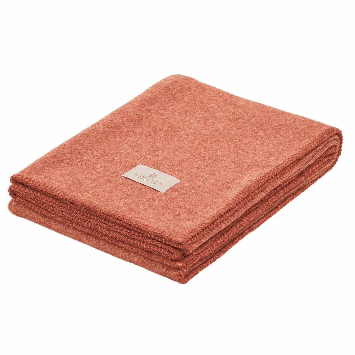 Plaid Biancoperla Bamboo 130x180 - coccio