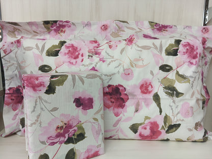 Completo lenzuola 2 Posti percalle