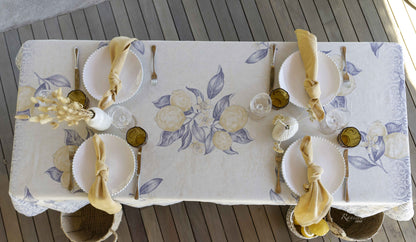 Tovaglia da Tavola 170x290 cm Misto Lino Art. Limoni Manifattura Tessile Prete – 12 Posti