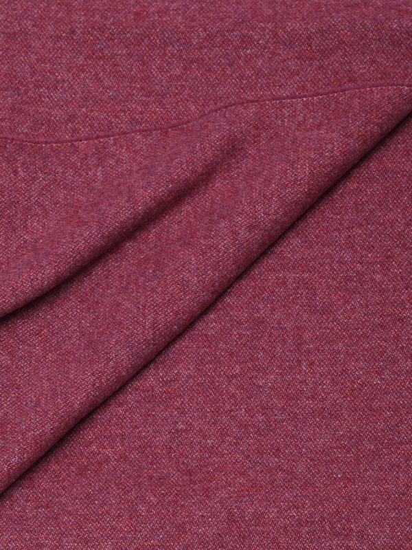 Plaid Woolly Sangria dettaglio tessuto