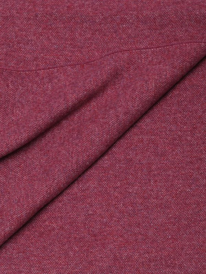 Plaid Woolly Sangria dettaglio tessuto